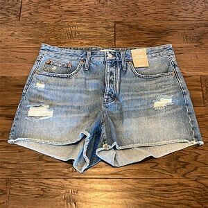 Madewell Relaxed Denim Shorts NWT Size 14W